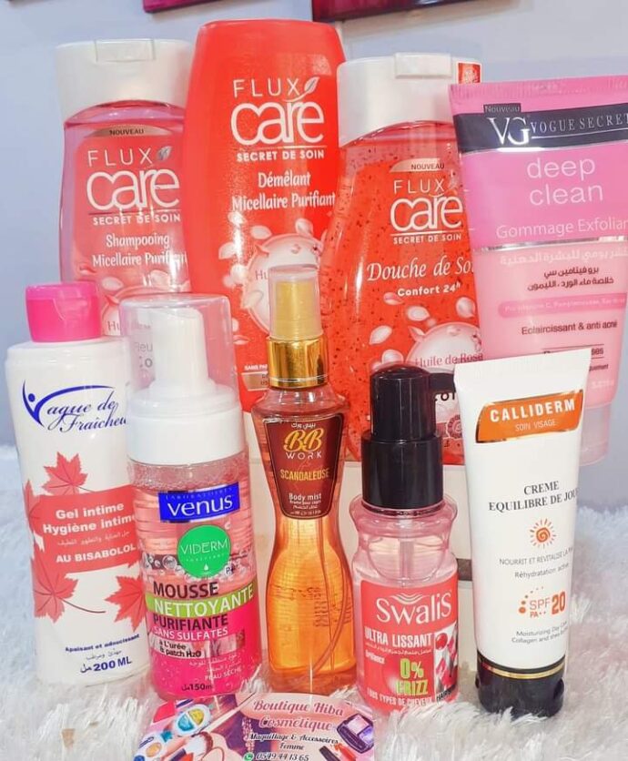 pack cosmétiques 9 piece