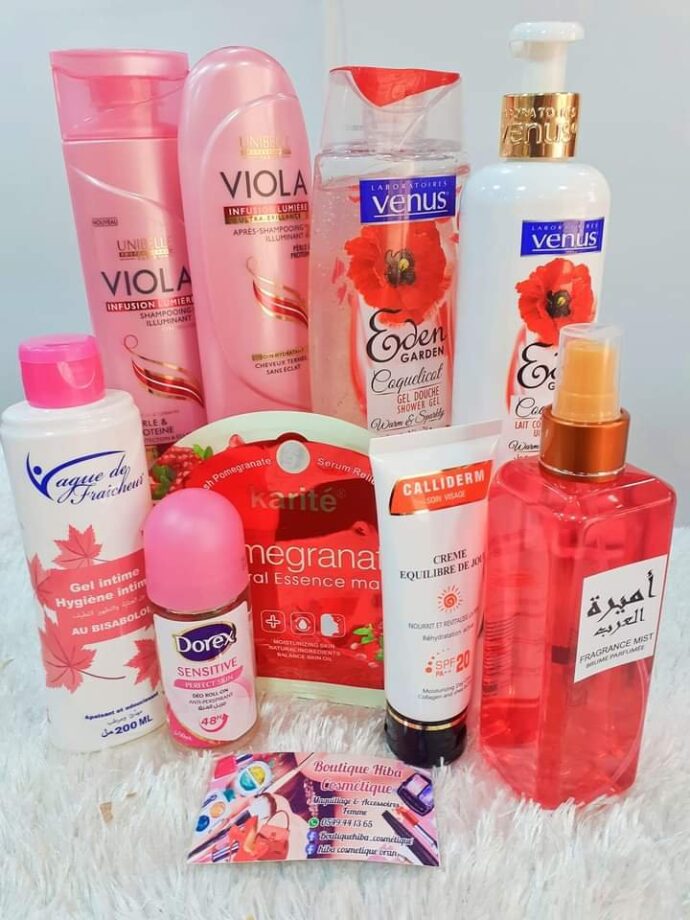 pack cosmétiques 9 piece