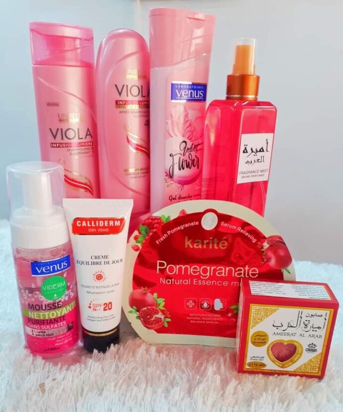 pack cosmétiques 8 pièce