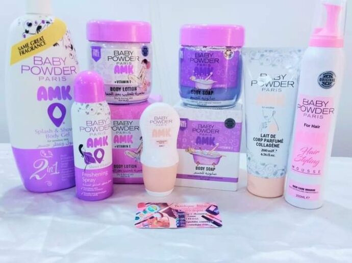 pack baby powder 7 pièce