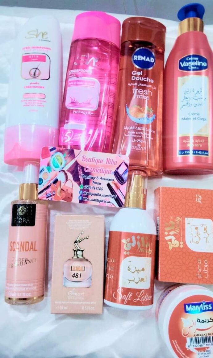 pack cosmétiques 9 piece