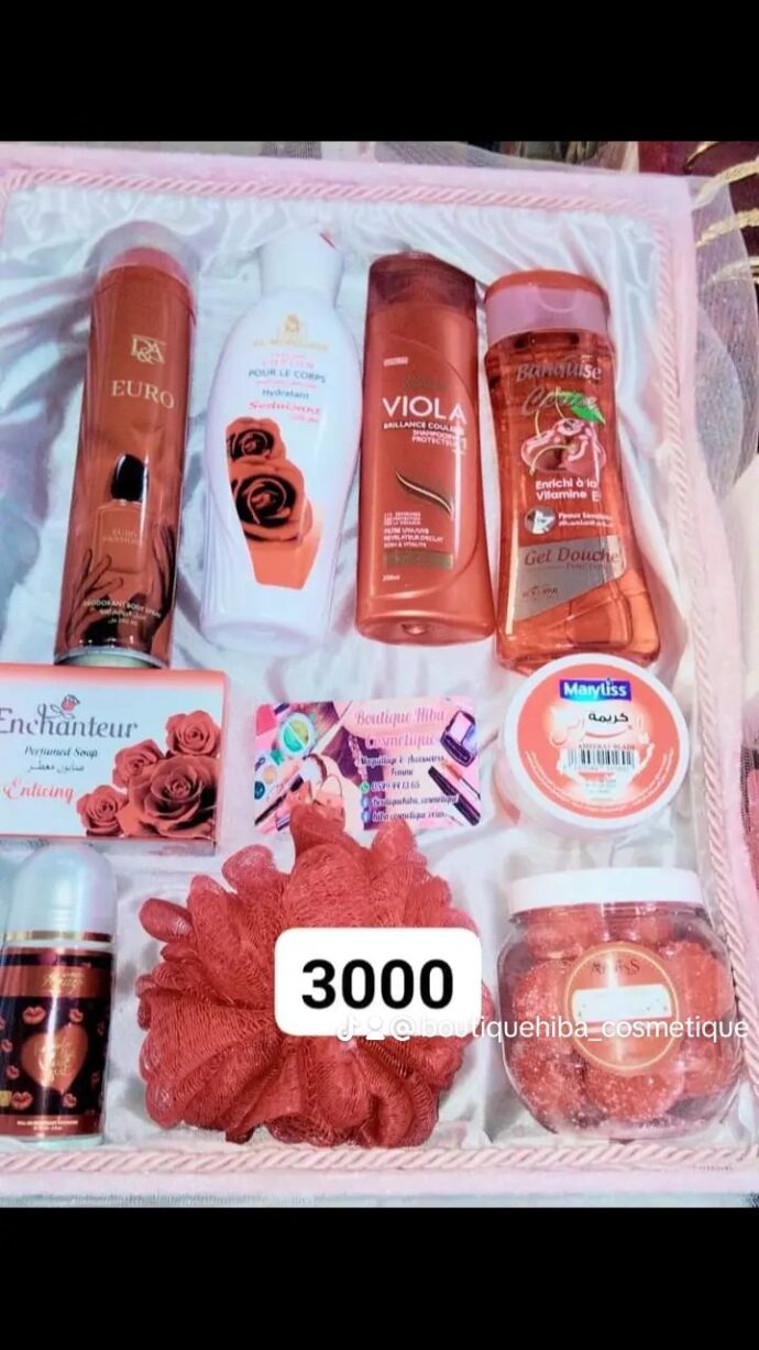 pack cosmétiques 9 piece