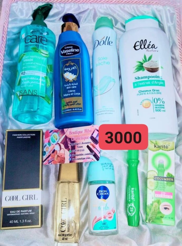 pack cosmétiques 7 pièce