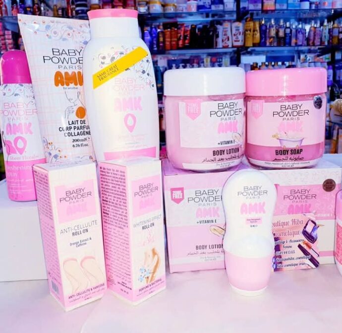 pack baby powder 8 pièce